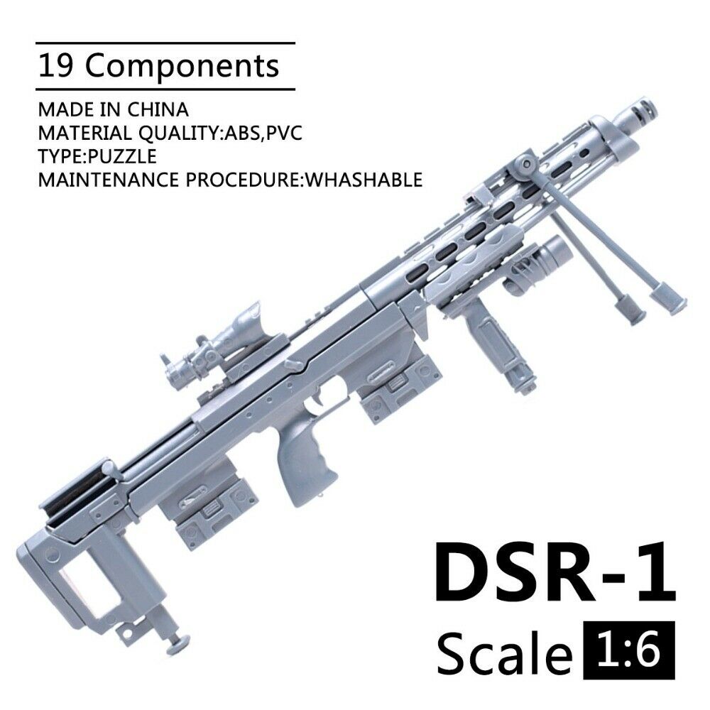 Model Kit Weapons - 1/6 مقياس DSR1 بندقية بندقية نموذج