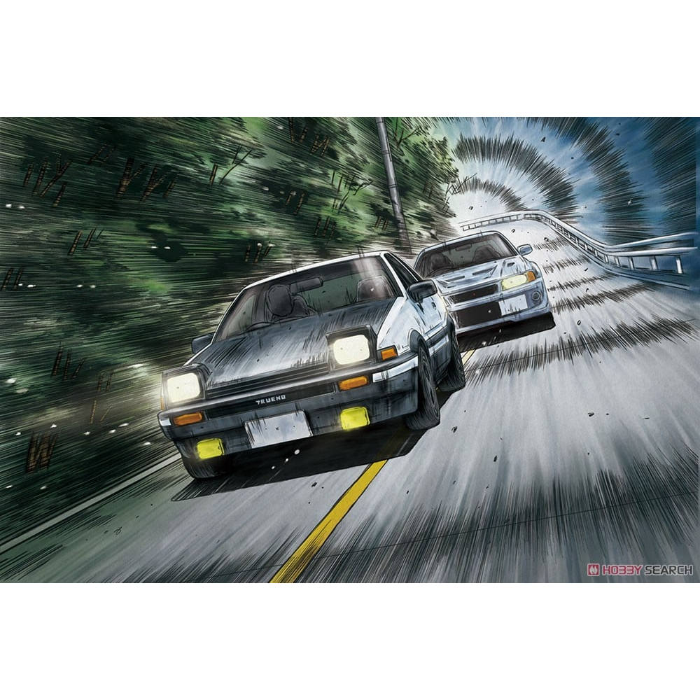 Model Kit Ae86 - نموذج تجميعي مسبق الصنع Aoshima-05954-A 1/24