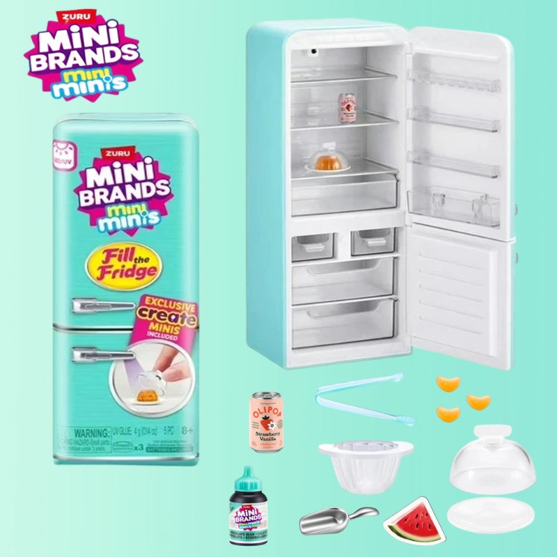 Model Kitchen Set Pvc - صندوق مفاجآت ثلاجة صغيرة من زورو