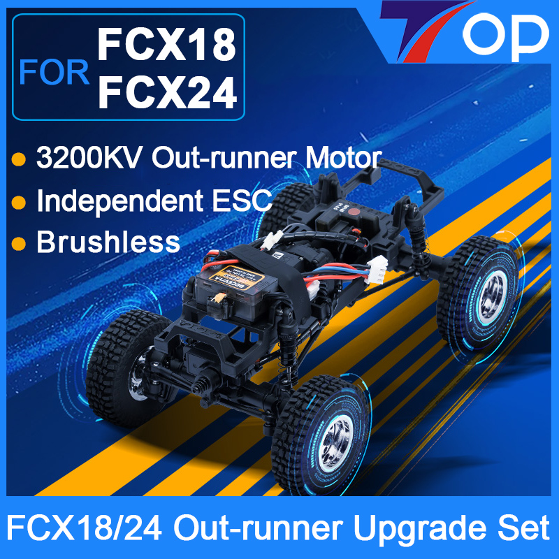 Model Kit Runner Organizer - FMS FCX18/24 ترقية إلى محرك خارجي