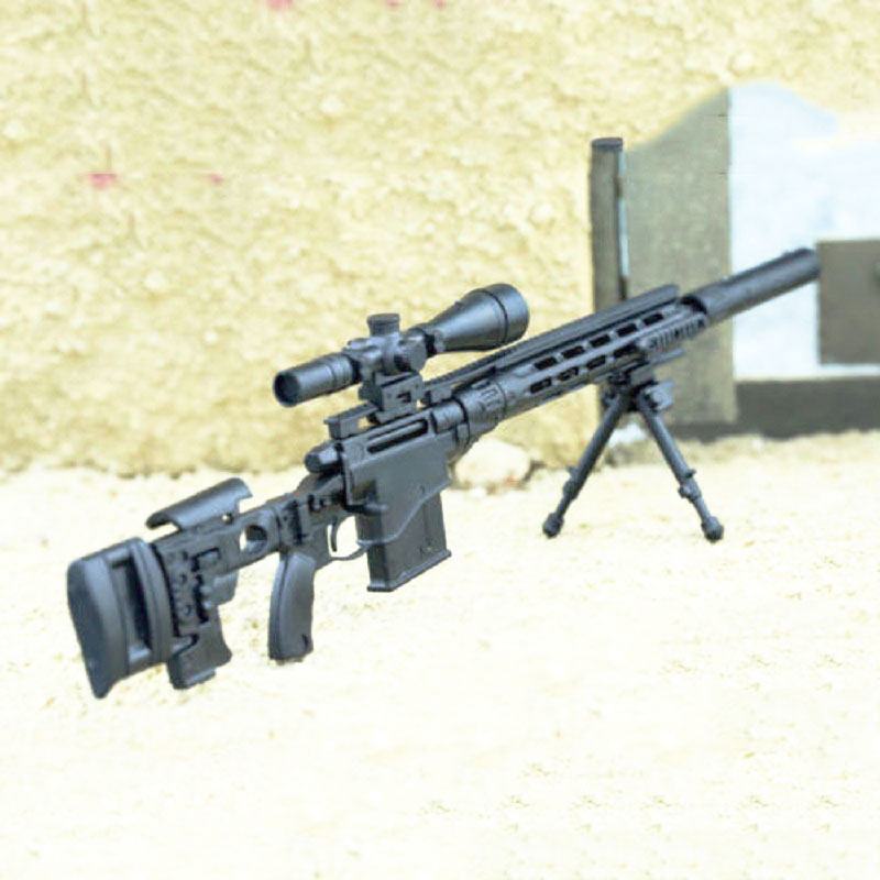 Model Kit Weapons - 1/6 مقياس ريمنجتون MSR وحدات بندقية