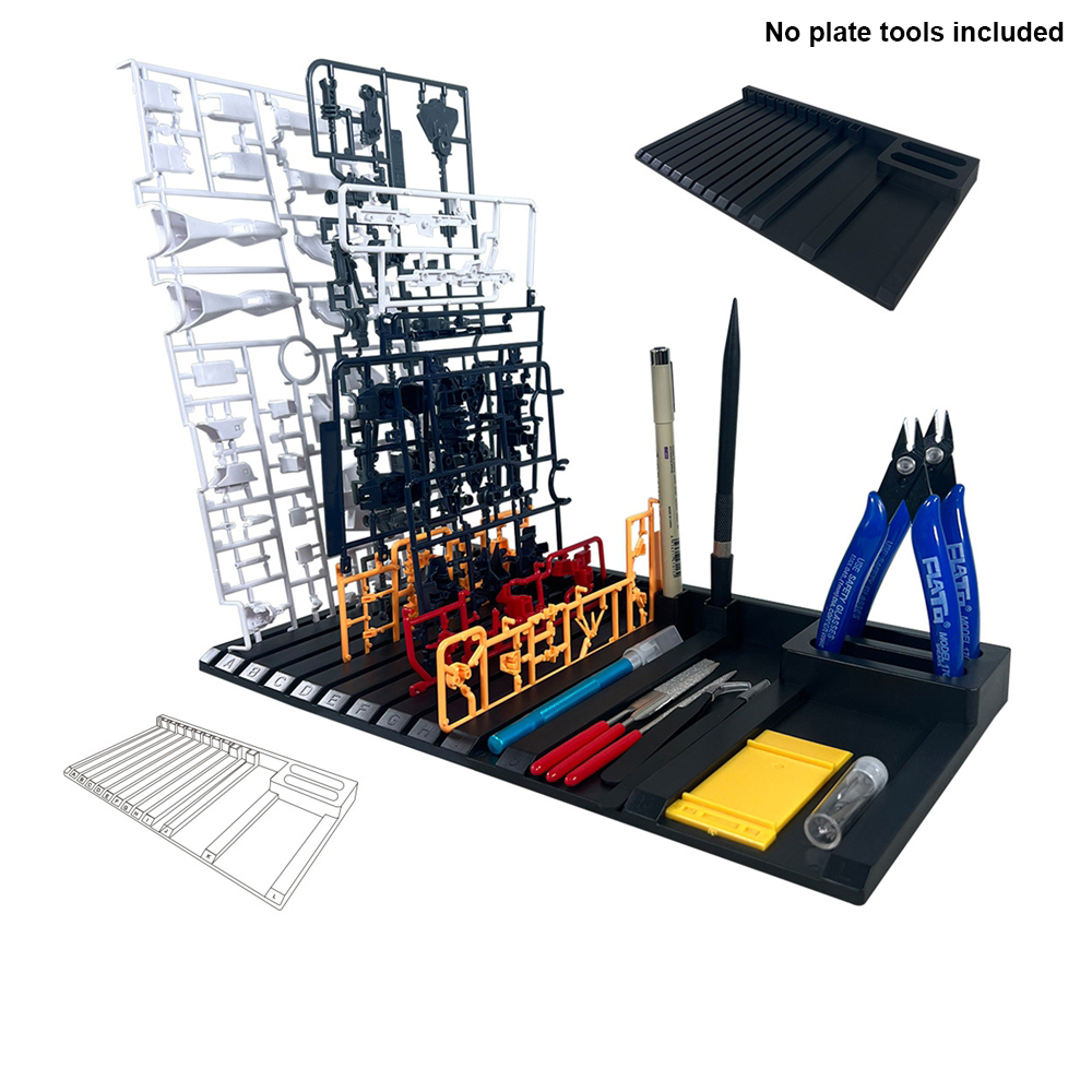 Model Kit Runner Organizer - أجزاء النموذج، حامل أدوات الرف، قطع