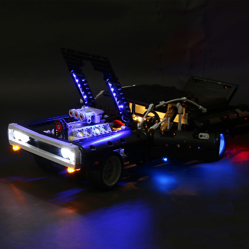 طقم إضاءة LED مناسب لمجموعة مك - مراجعة Model Kit Dodge Charger وسعره