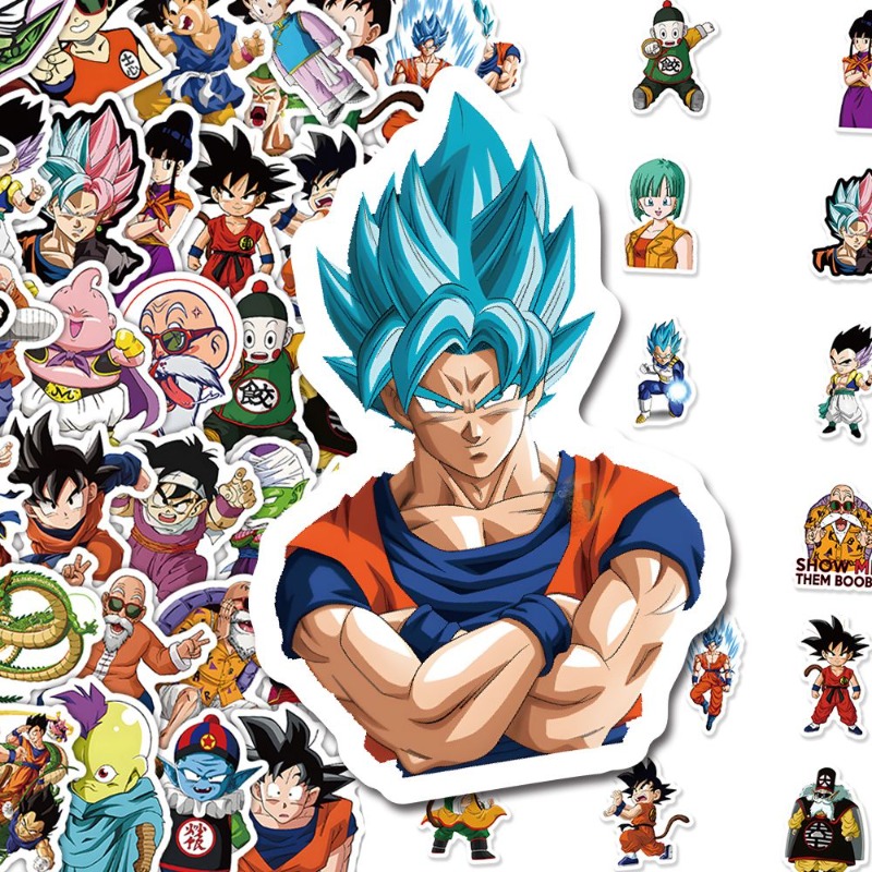 60 قطعة من ملصقات أنمي دراغون  - مراجعة Model Kit Dragon Ball وسعره