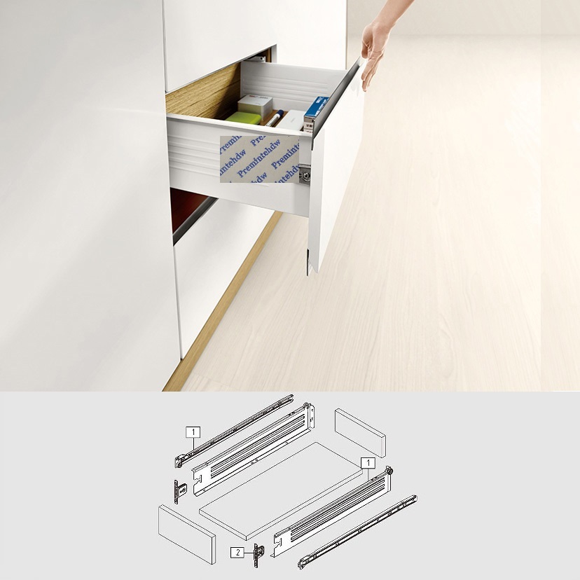 1 زوج صندوق معدني درج جدار واح - مراجعة Model Kit Runner Organizer وسعره
