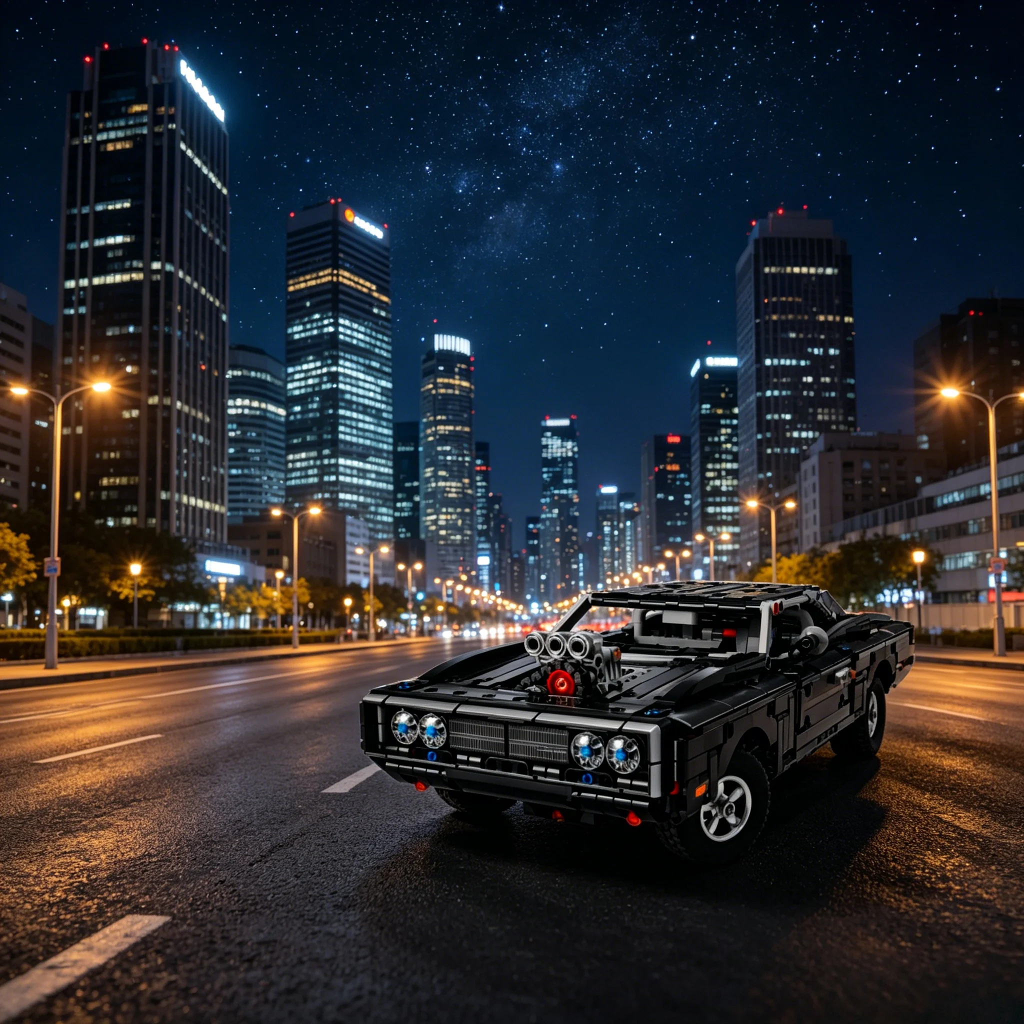 مجموعة مكعبات بناء تعليمية ميك - مراجعة Model Kit Dodge Charger وسعره