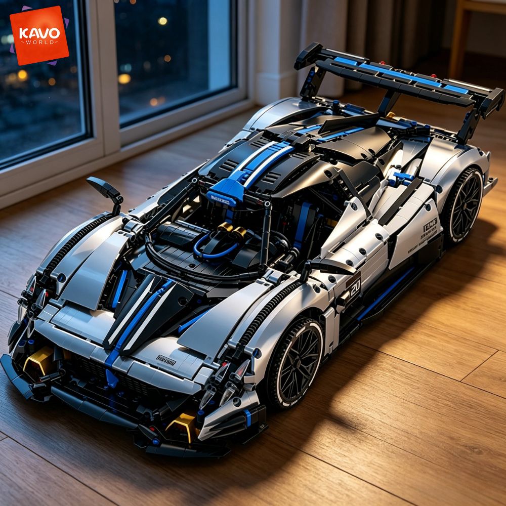 مجموعة مكعبات بناء سيارة رياضي - مراجعة Model Kit Runner وسعره