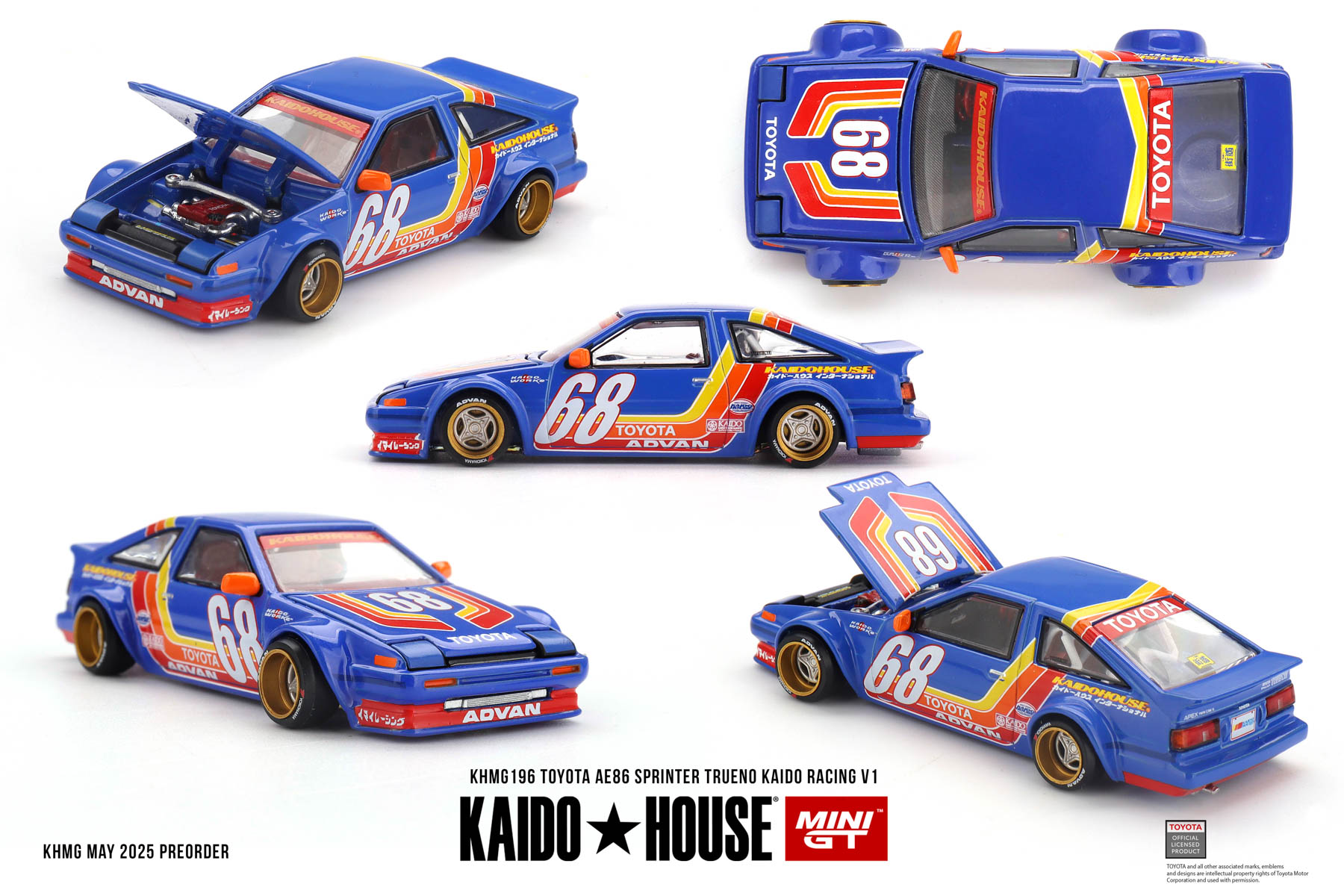 Kaido House + MINIGT Toyota AE - مراجعة Model Kit Ae86 وسعره