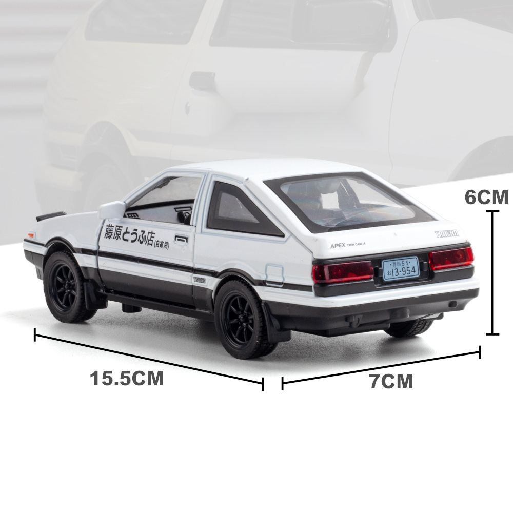 نموذج سيارة INITIAL D AE86 بمق - مراجعة Model Kit Ae86 وسعره