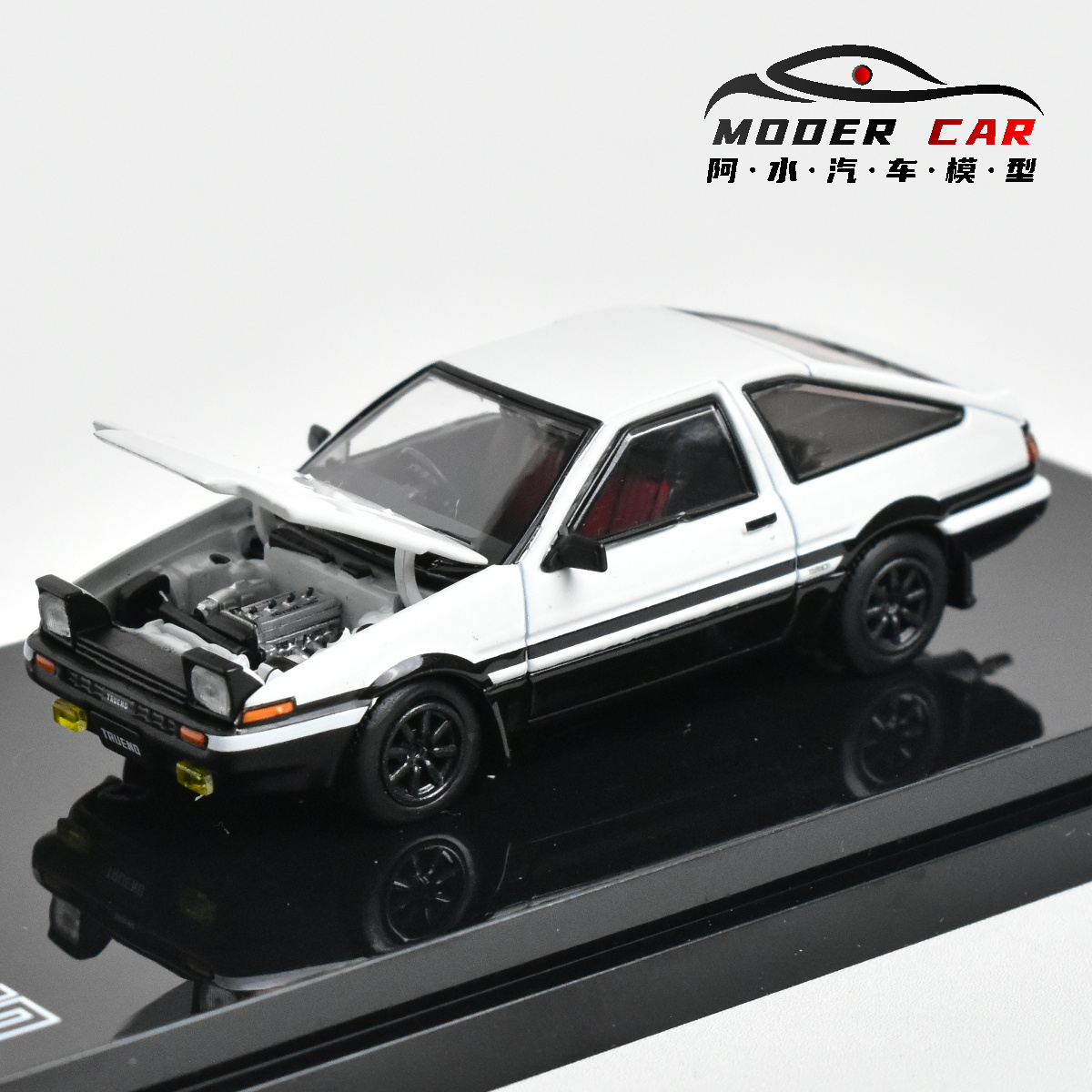 هواية اليابان 1:64 مركبة TRUEN - مراجعة Model Kit Ae86 وسعره