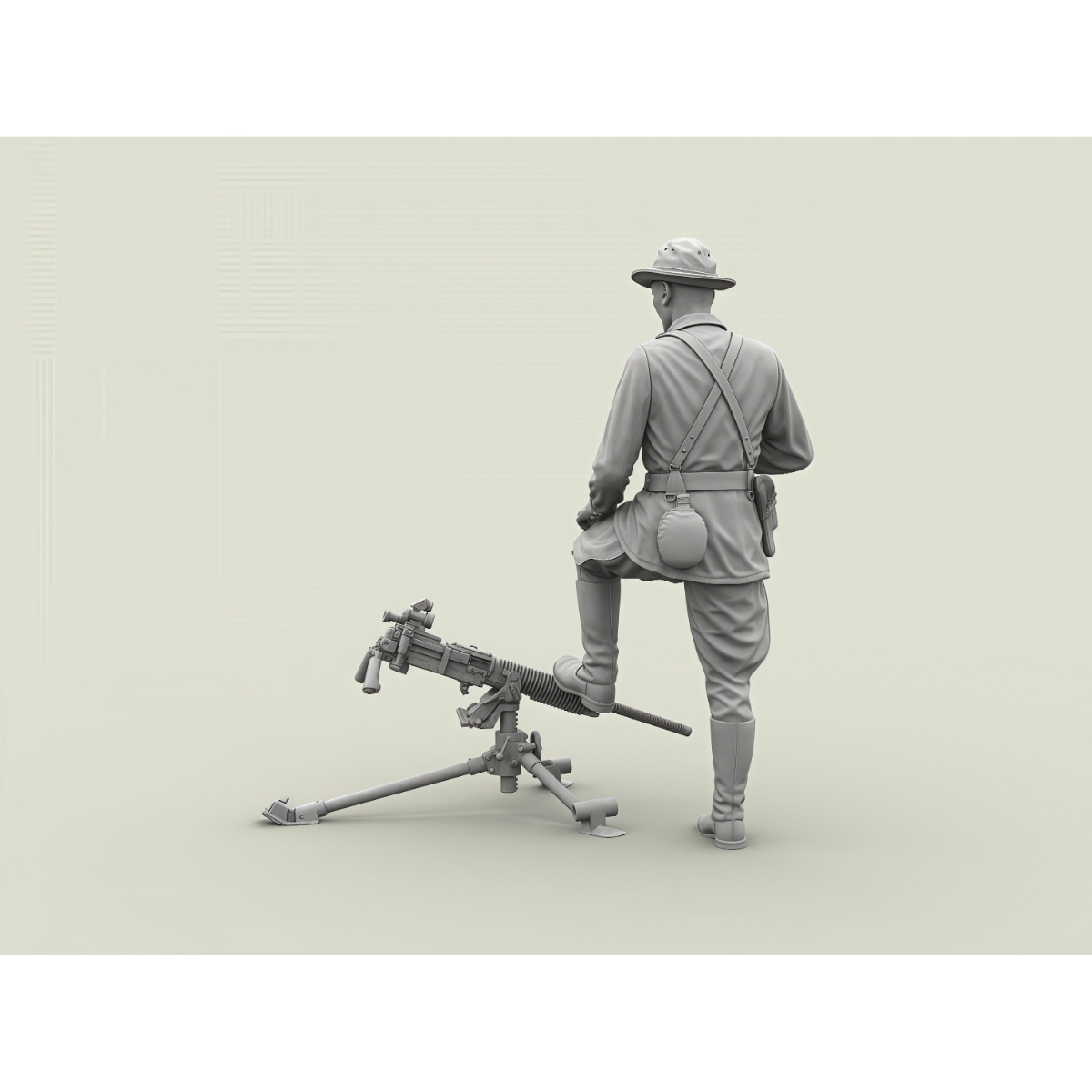 طقم نموذج من الراتنج غير مطلي  - مراجعة Model Kit Weapons وسعره