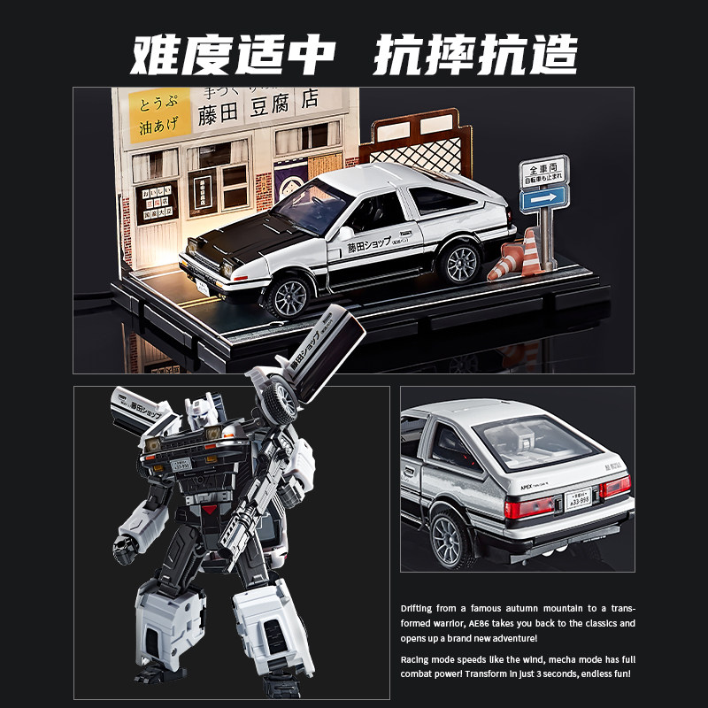نموذج سيارة روبوت AE86 من سبيك - مراجعة Model Kit Ae86 وسعره