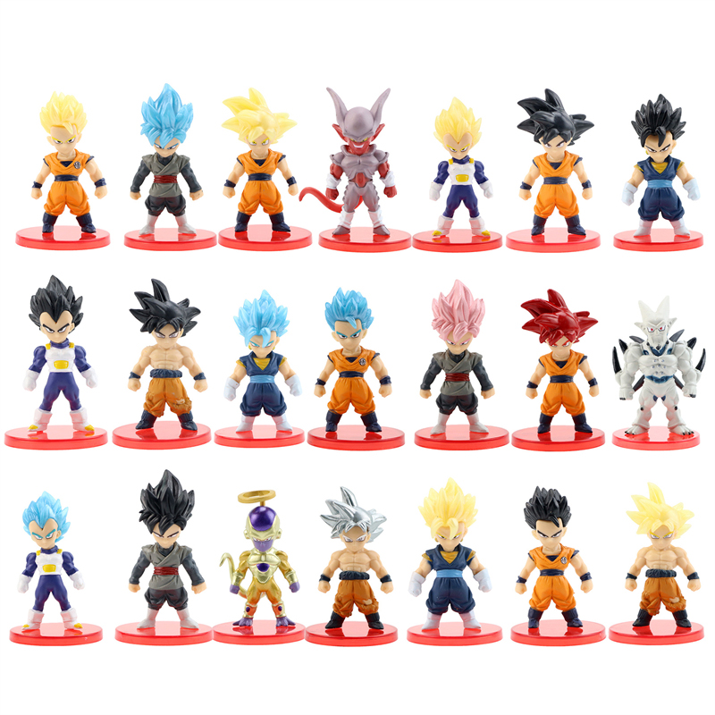21 قطعة/المجموعة لعبة دراغون ب - مراجعة Model Kit Dragon Ball وسعره