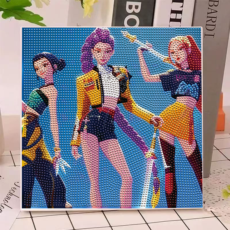 طقم رسم بالألماس كامل 5D بتصمي - مراجعة Model Kit Anime وسعره