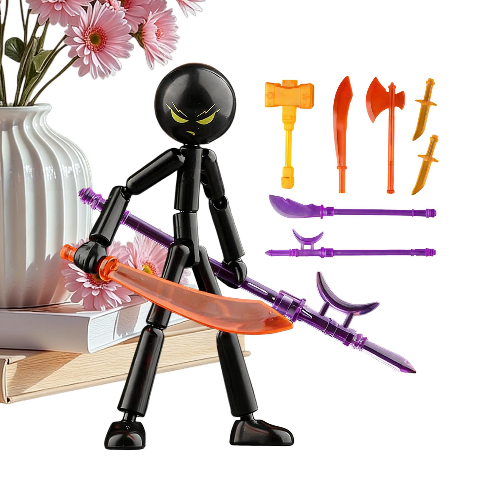 مجموعة شخصيات ستيك مان قابلة ل - مراجعة Model Kit Weapons وسعره