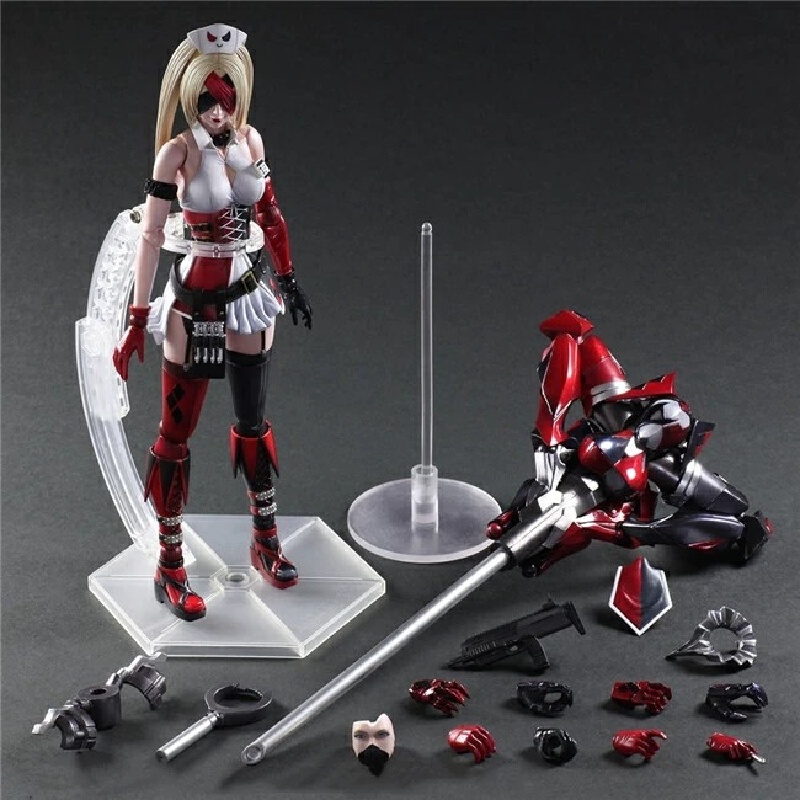 لعب الفنون كوين عمل الشكل تيار - مراجعة Model Kit Harley Quinn وسعره