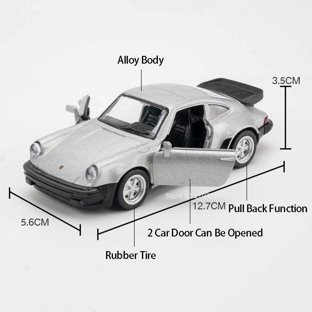 1:36 بورش 911 توربو 1978 لعبة  - مراجعة Model Kit Ae86 وسعره
