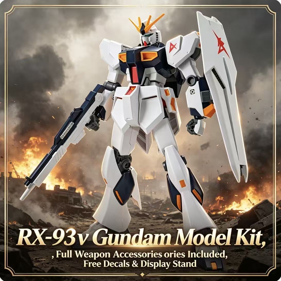 93HG 1/144 طقم نموذج جاندام RX - مراجعة Model Kit Entry Grade وسعره