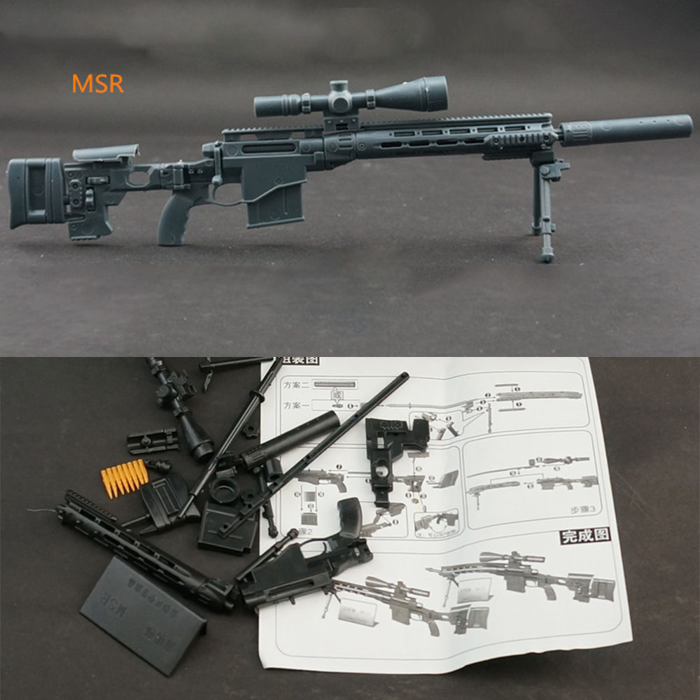 1/6 مقياس ريمنجتون MSR وحدات ب - مراجعة Model Kit Weapons وسعره
