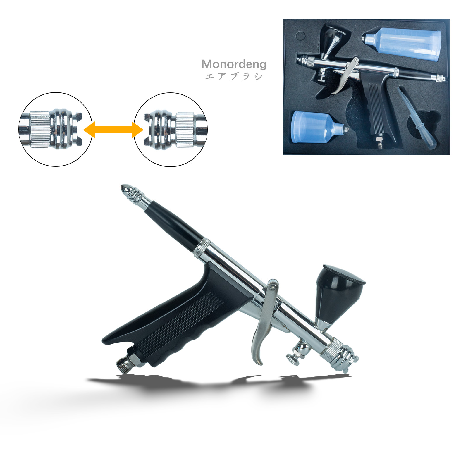 طقم فرشاة هوائية مزدوجة الفعل  - مراجعة Model Kit Weapons وسعره